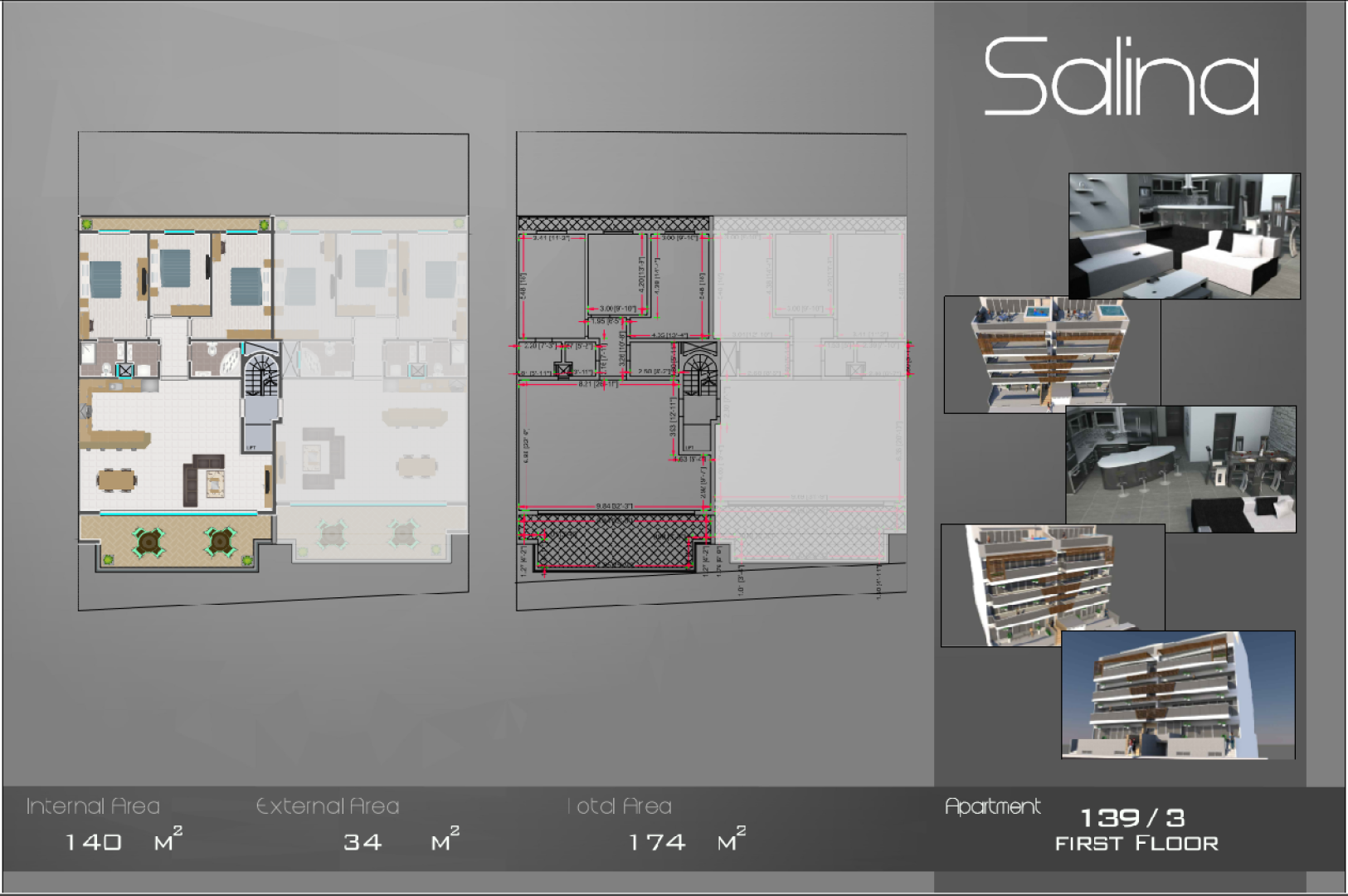 Malta Property 3 Bed Apartments in New Develoment in Salina Simon