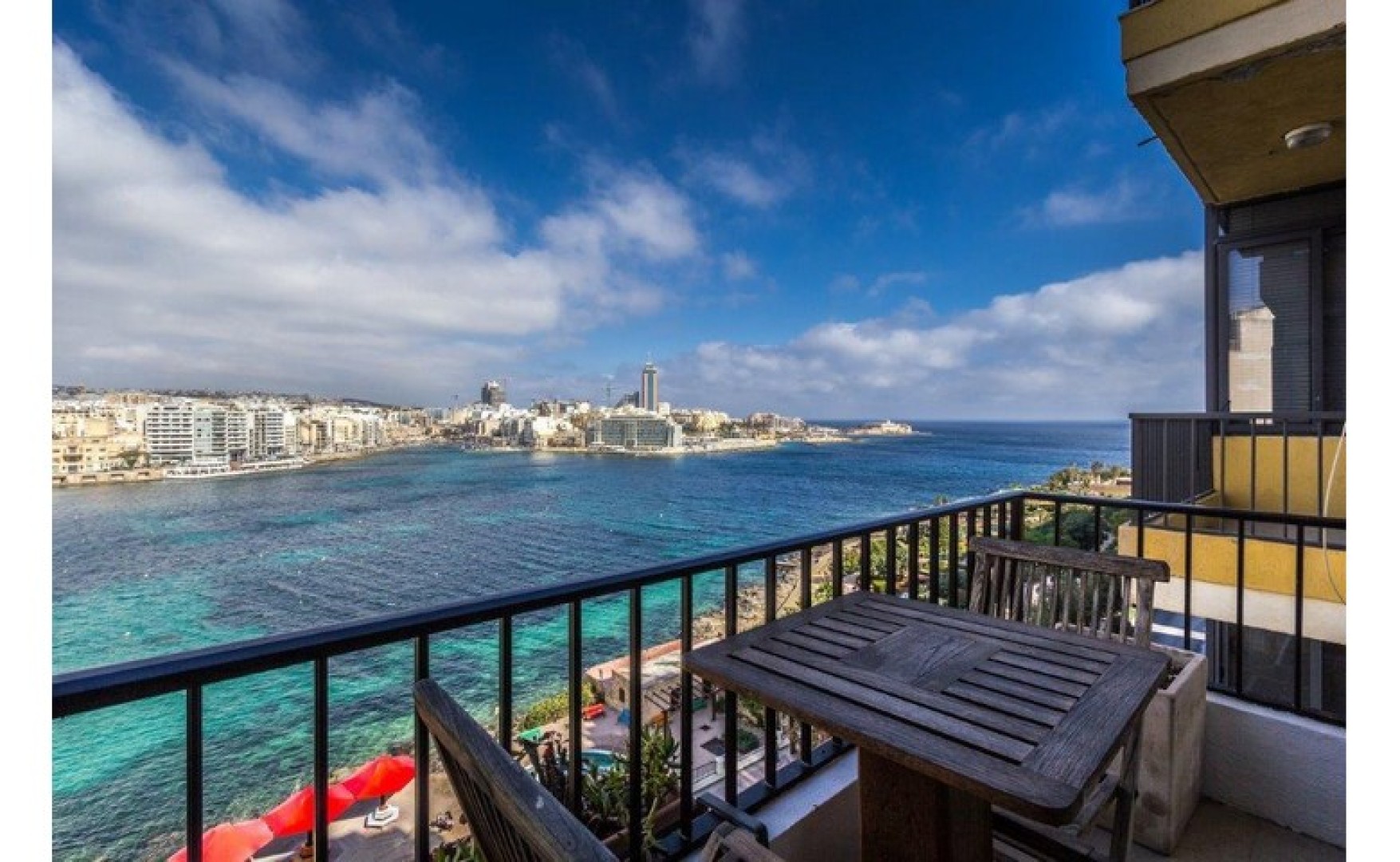 Apartments for rent in Malta Sliema Seafront 3 bedroom flat Simon Mamo Real Estate in Malta, Gozo