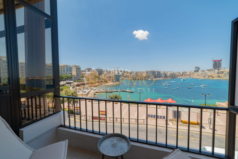 Malta real estate Seafront 3 Bedroom Apartment to Let in Sliema Simon Mamo Real Estate in