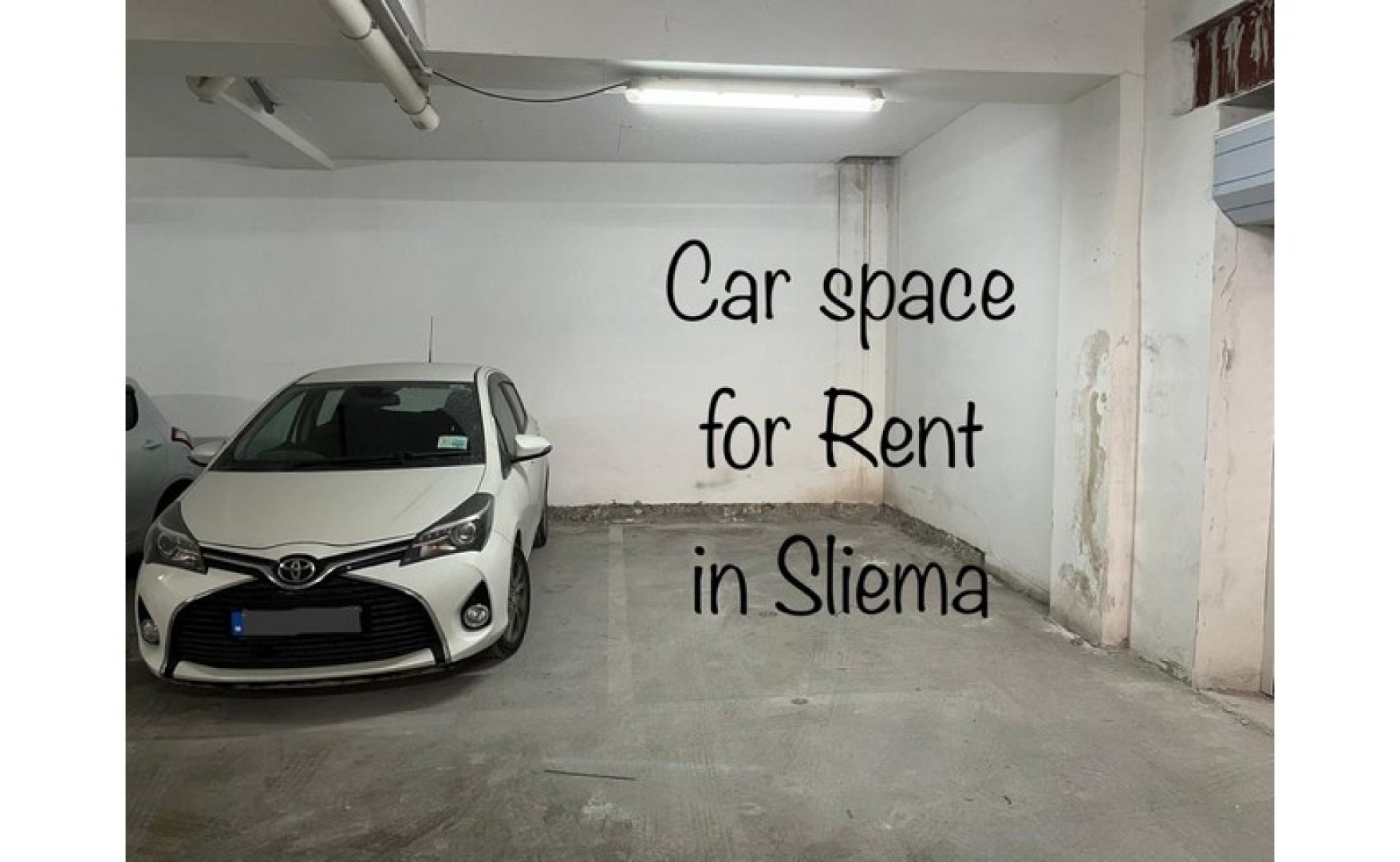 Real estate Malta Car space for rent in Sliema Simon Mamo Real