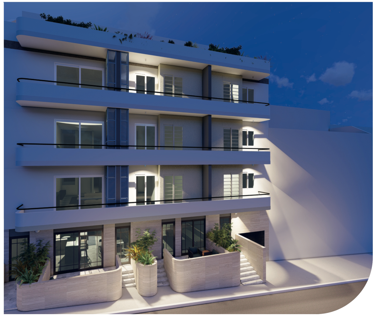 Views of the ridge, 3 bedroom apartment for sale in Mellieha Simon