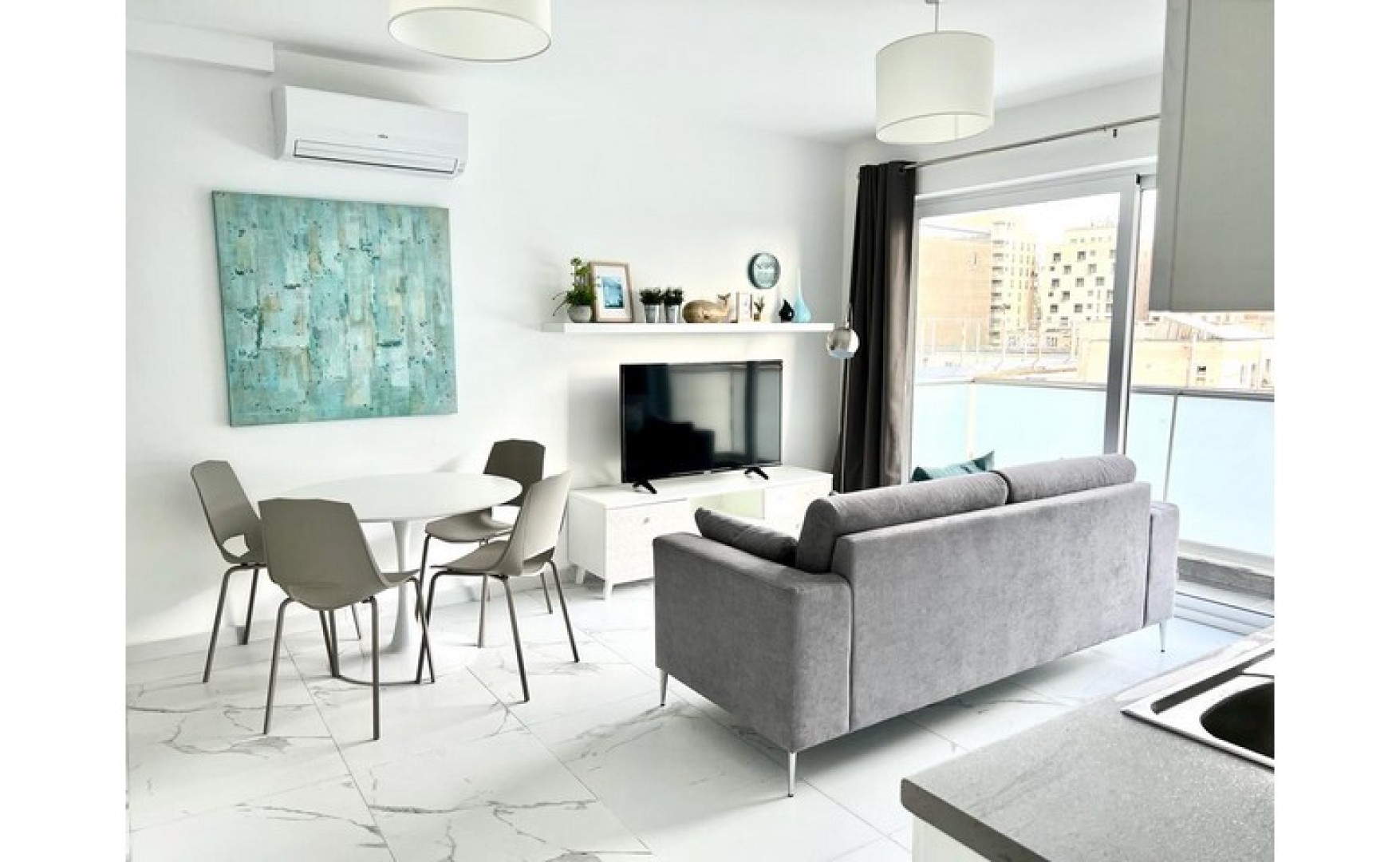 Flats for rent in Malta Apartment with 2 bedrooms in Sliema Simon